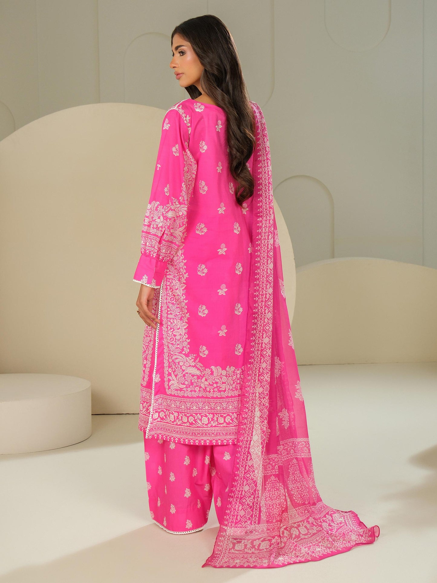 3 Piece Lawn Suit-Printed (Unstitched)