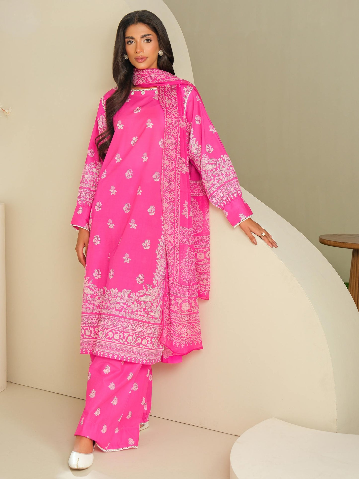 3 Piece Lawn Suit-Printed (Unstitched)