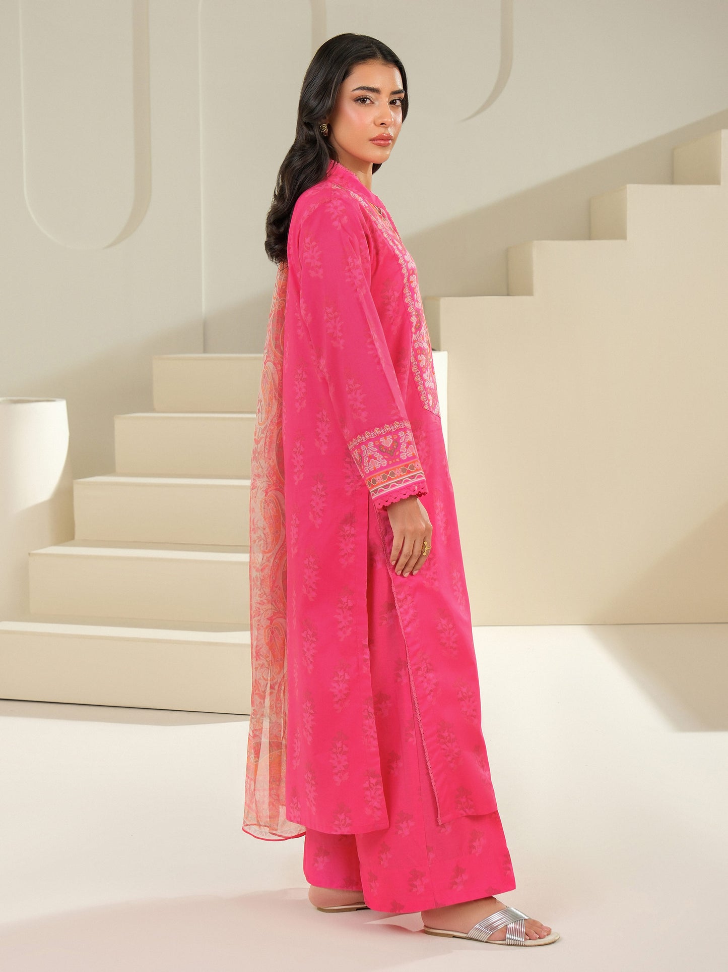 3 Piece Lawn Suit-Printed (Unstitched)