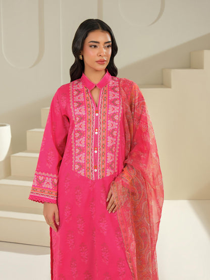 3 Piece Lawn Suit-Printed (Unstitched)