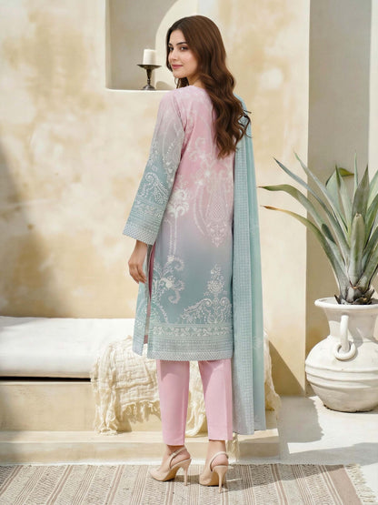 3 Piece Lawn Suit-Embroidered (Unstitched)