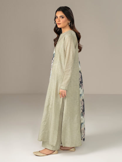 3 Piece Khaddar Suit-Paste Print (Unstitched)