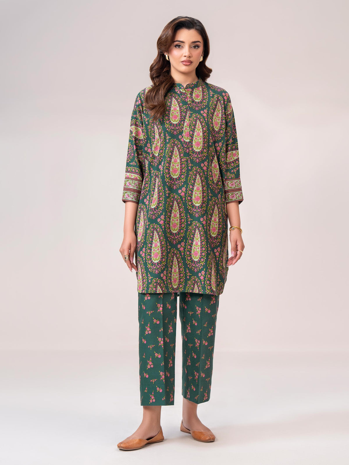 2 Piece Khaddar Suit(Unstitched)