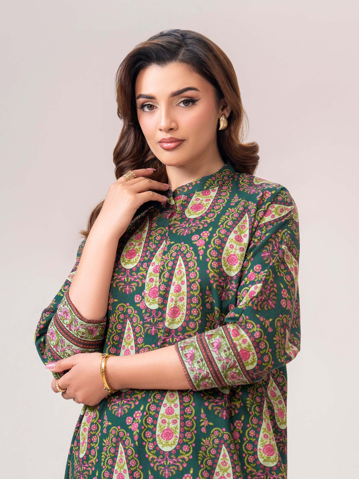 2 Piece Khaddar Suit(Unstitched)