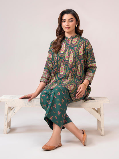 2 Piece Khaddar Suit(Unstitched)