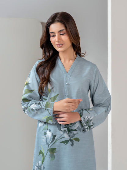 2 Piece Slub Khaddar Suit (Unstitched)