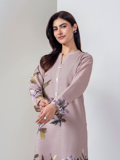 2 Piece Slub Khaddar Suit (Unstitched)