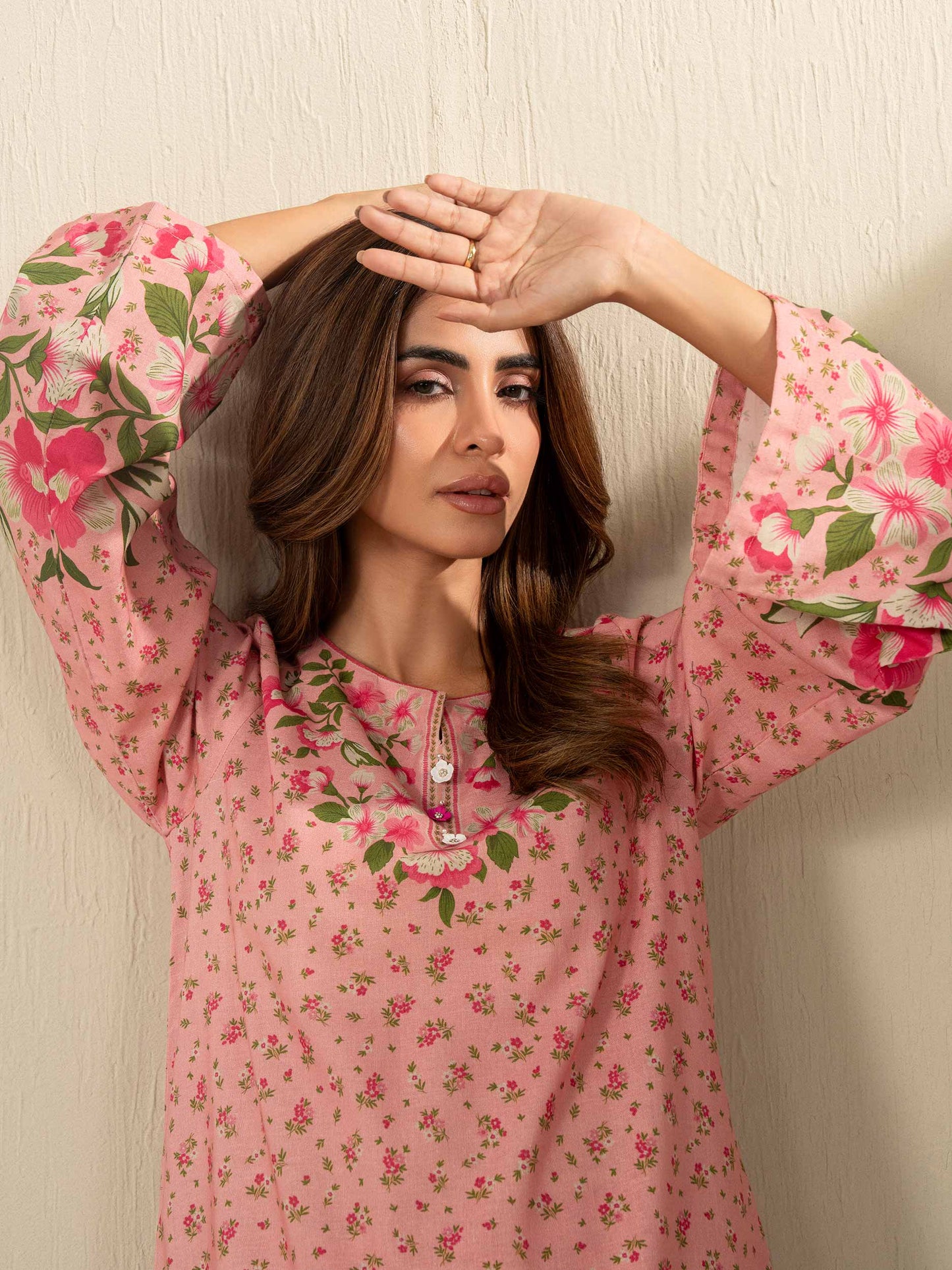 2 Piece Khaddar Suit-Printed (Unstitched)