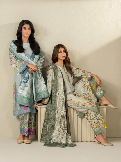 3 Piece Slub Khaddar Suit (Unstitched)