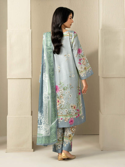 3 Piece Slub Khaddar Suit (Unstitched)