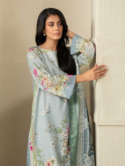 3 Piece Slub Khaddar Suit (Unstitched)
