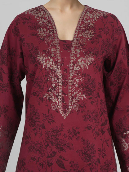 3 Piece Lawn Suit (Unstitched)