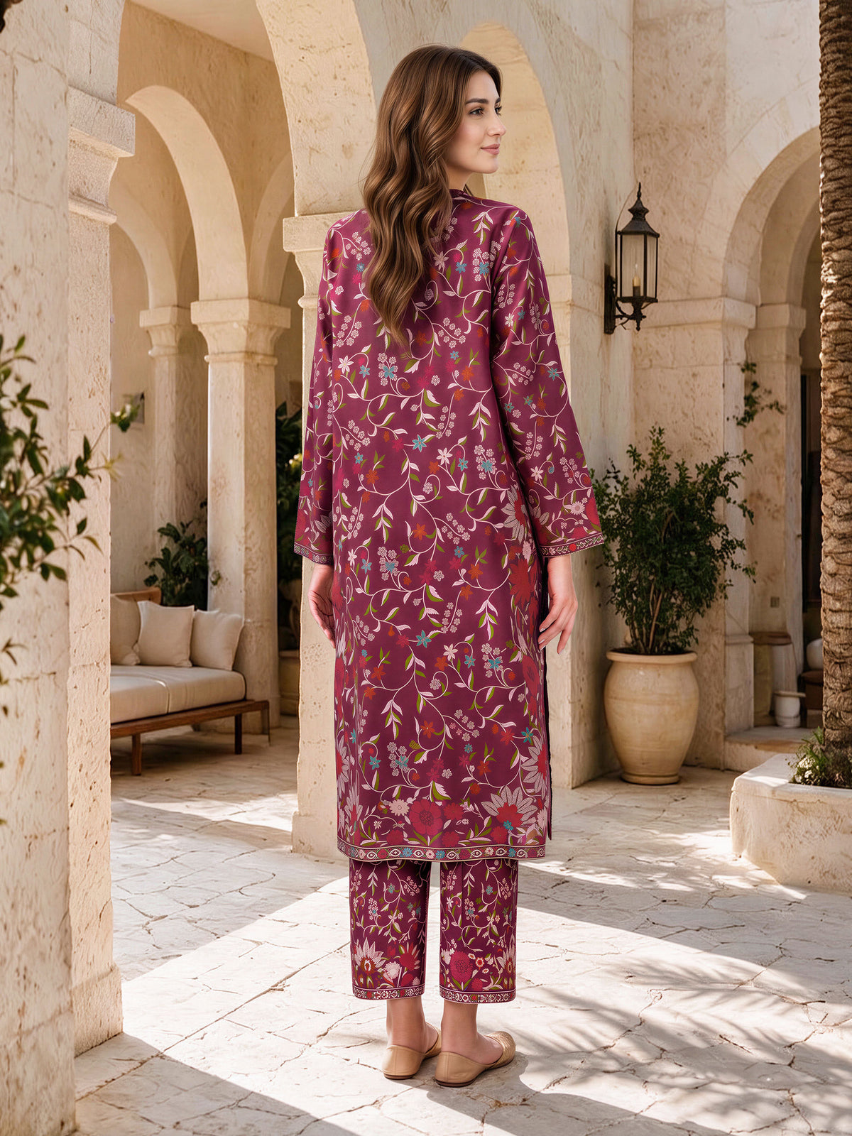 2 Piece Khaddar Suit (Unstitched)