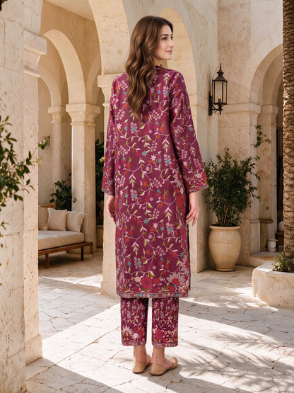 2 Piece Khaddar Suit (Unstitched)