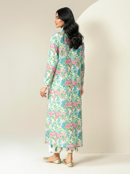 2 Piece Khaddar Suit-Printed (Unstitched)
