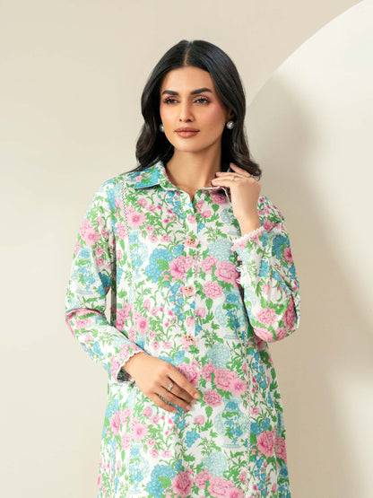 2 Piece Khaddar Suit-Printed (Unstitched)