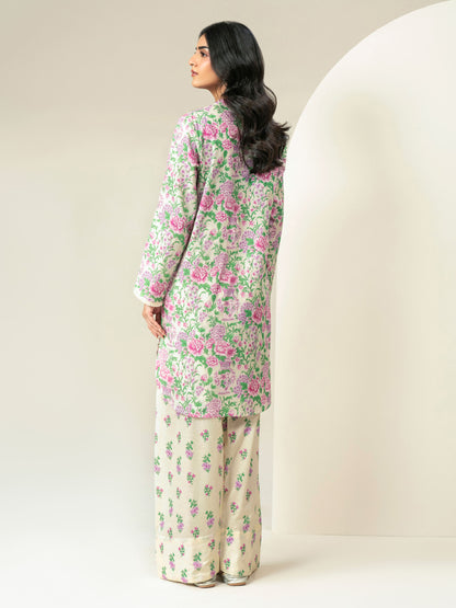 2 Piece Khaddar Suit-Printed (Unstitched)