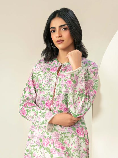 2 Piece Khaddar Suit-Printed (Unstitched)