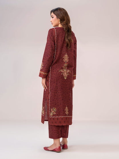 2 Piece Slub Khaddar Suit (Unstitched)