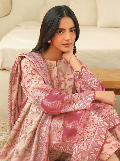 3 Piece Khaddar Suit-Printed (Unstitched)