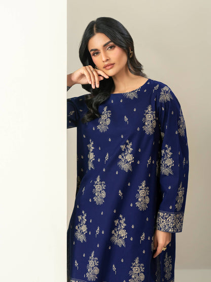 2 Piece Khaddar Suit-Printed (Unstitched)