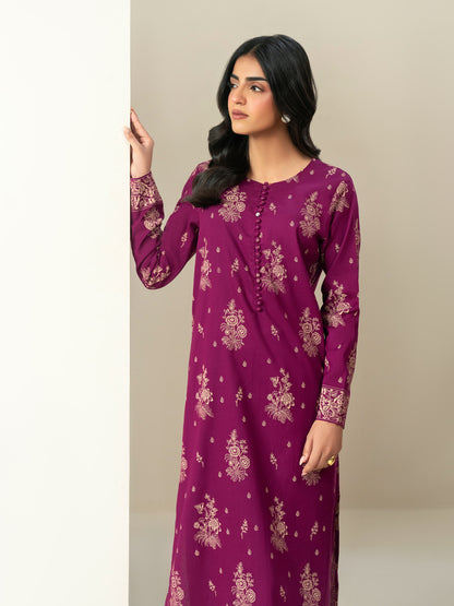 2 Piece Khaddar Suit-Printed (Unstitched)