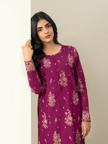 2 Piece Khaddar Suit-Printed (Unstitched)