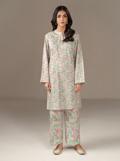 2 Piece Khaddar Suit-Printed (Unstitched)