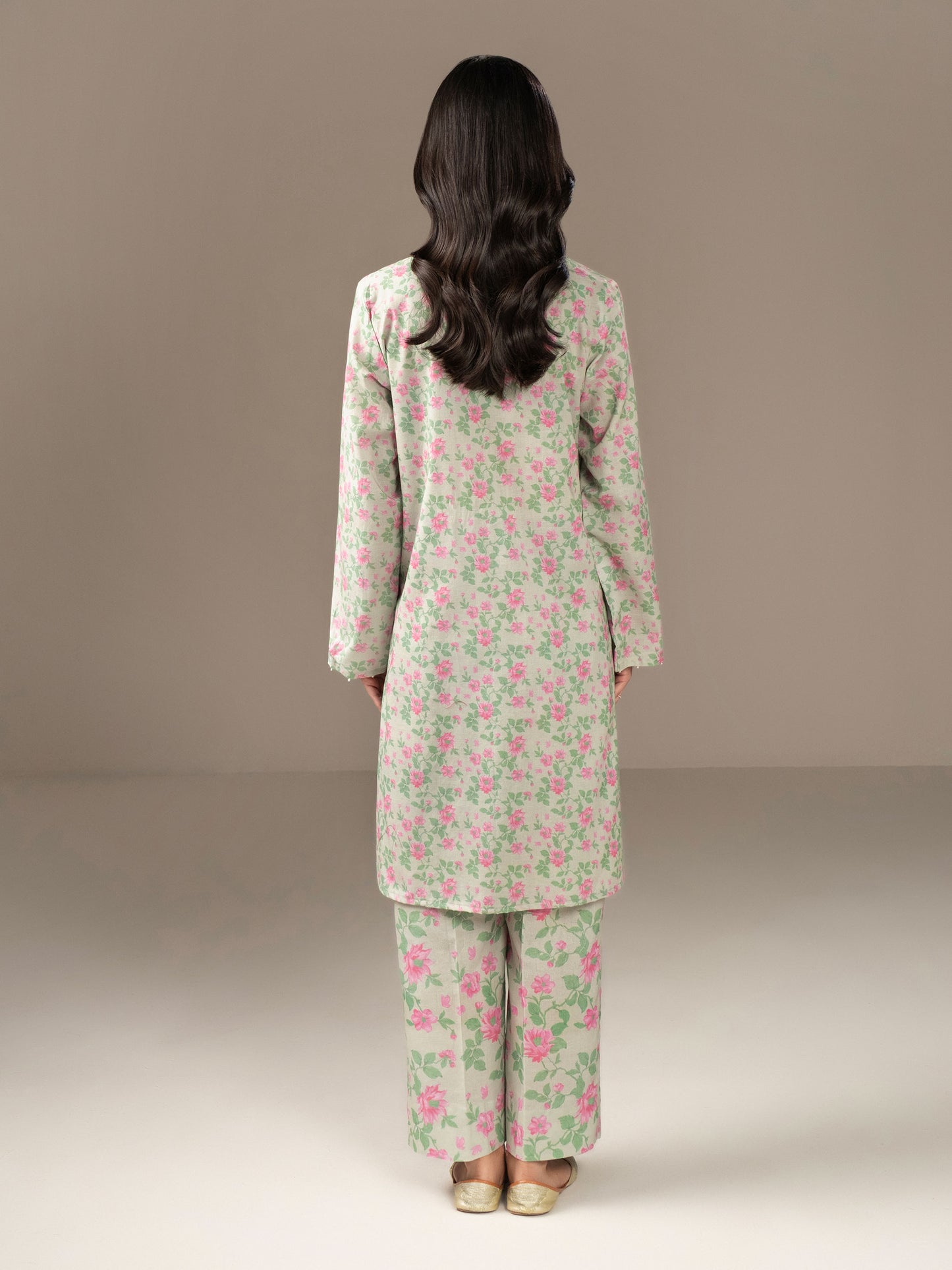 2 Piece Khaddar Suit-Printed (Unstitched)