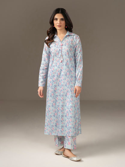 2 Piece Khaddar Suit-Printed (Unstitched)