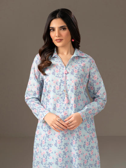 2 Piece Khaddar Suit-Printed (Unstitched)