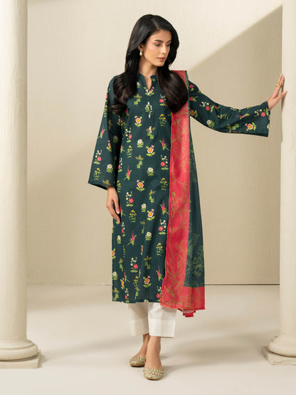 2 Piece Khaddar Suit-Printed (Unstitched)