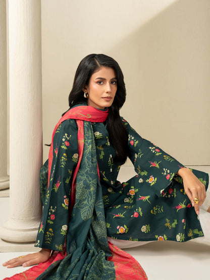 2 Piece Khaddar Suit-Printed (Unstitched)