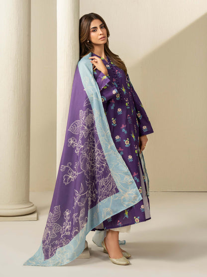 2 Piece Khaddar Suit-Printed (Unstitched)