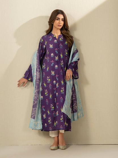 2 Piece Khaddar Suit-Printed (Unstitched)