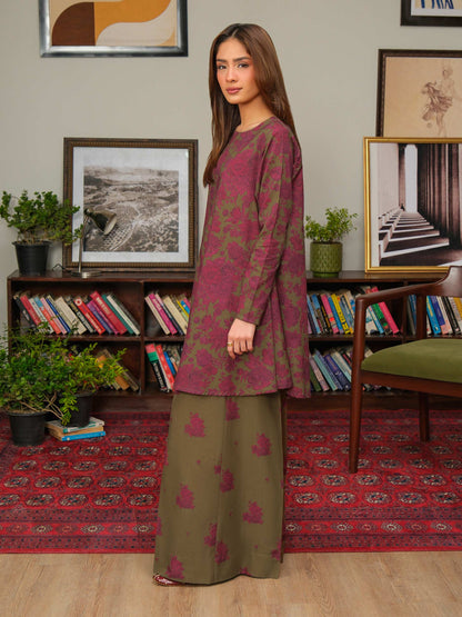2 Piece Khaddar Suit-Printed (Unstitched)