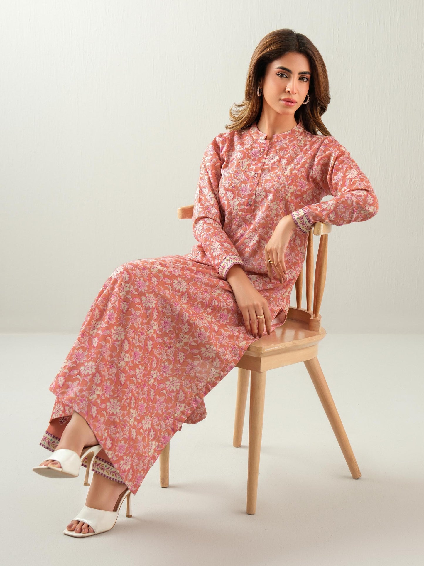 2 Piece Khaddar Suit-Printed (Unstitched)