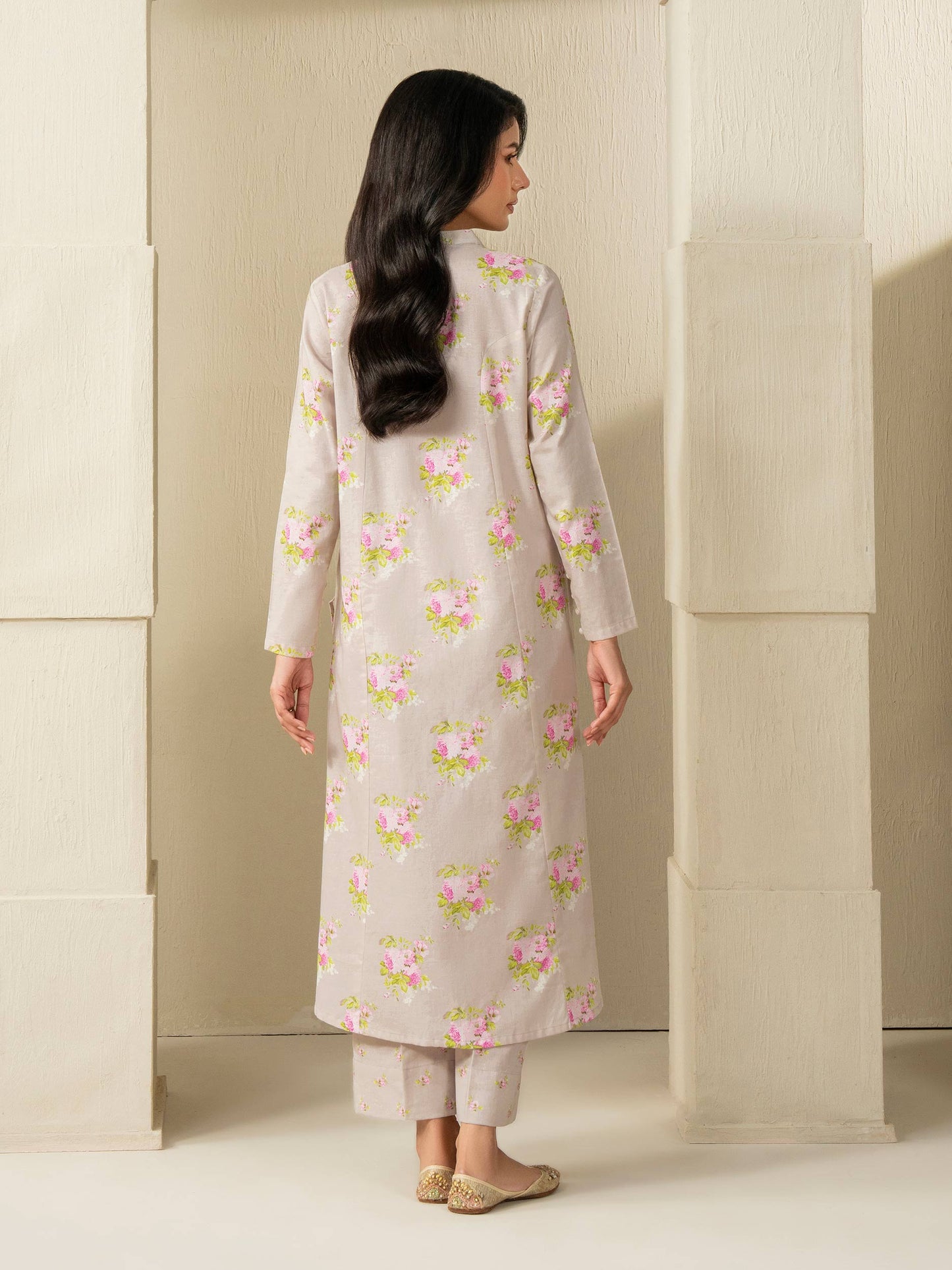 2 Piece Khaddar Suit-Printed (Unstitched)