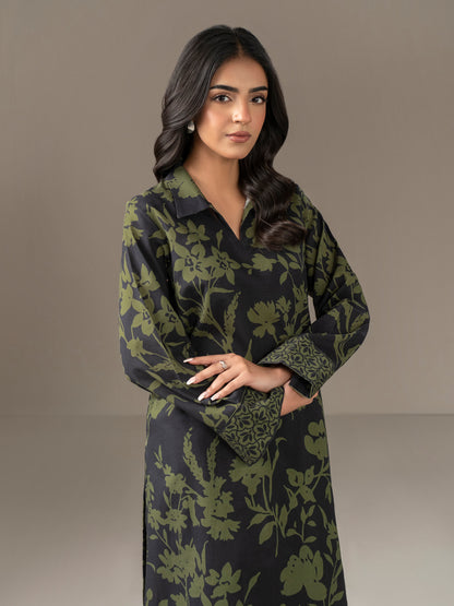 2 Piece Khaddar Suit-Printed (Unstitched)