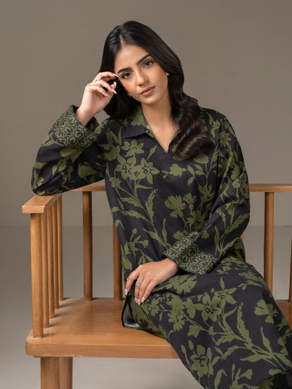 2 Piece Khaddar Suit-Printed (Unstitched)