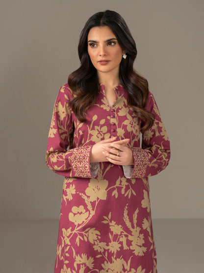 2 Piece Khaddar Suit-Printed (Unstitched)
