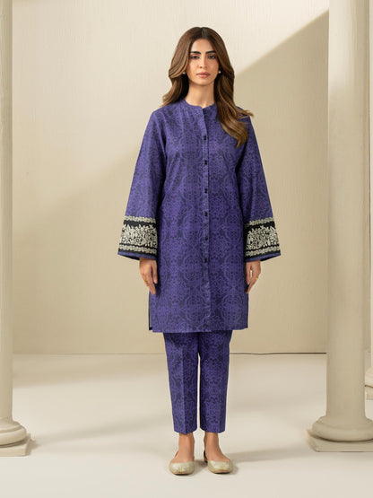 2 Piece Khaddar Suit-Printed (Unstitched)