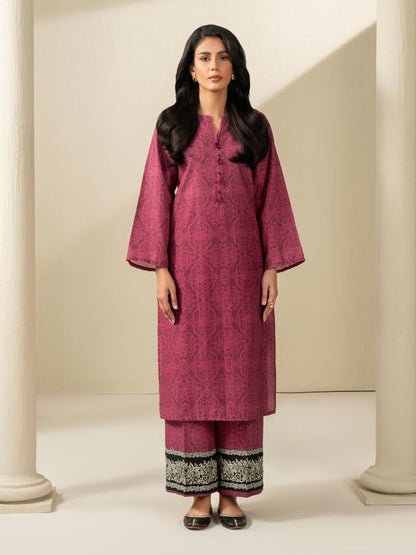 2 Piece Khaddar Suit-Printed (Unstitched)