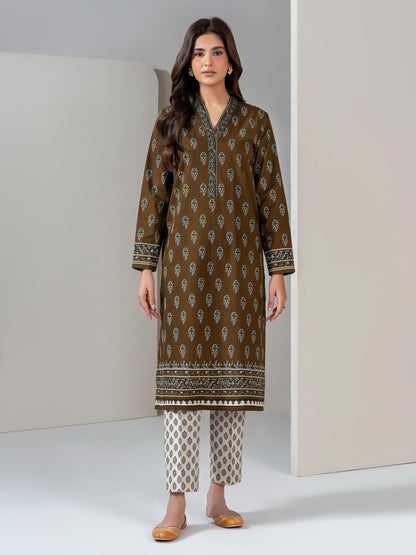 2 Piece Slub Khaddar Suit (Unstitched)