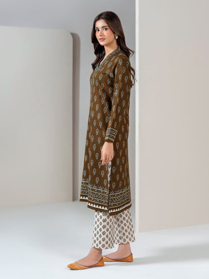 2 Piece Slub Khaddar Suit (Unstitched)