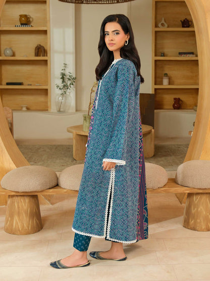 3 Piece Khaddar Suit-Printed (Unstitched)