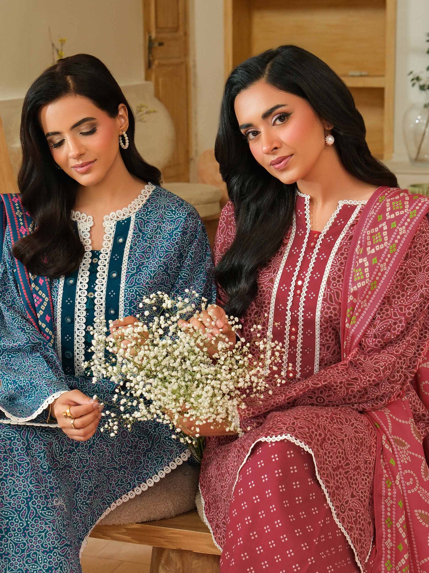 3 Piece Khaddar Suit-Printed (Unstitched)