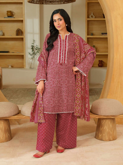 3 Piece Khaddar Suit-Printed (Unstitched)