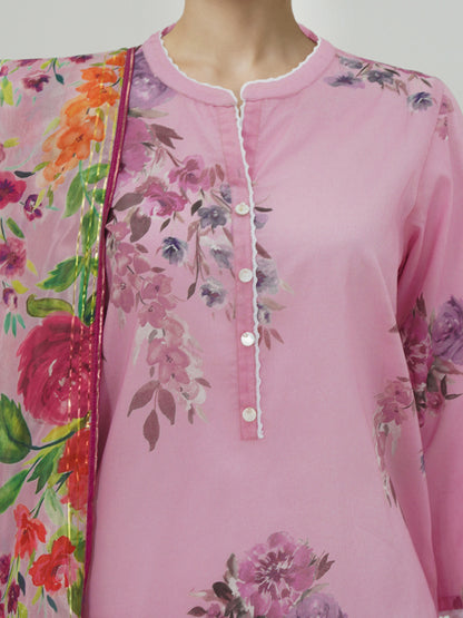 2 Piece Lawn Suit -Printed (Unstitched)