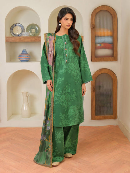 3 Piece Khaddar Suit-Printed (Unstitched)